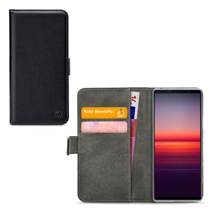 Mobilize Classic Gelly Wallet Sony Xperia 5 II Klapphülle Portemonnaie - Schwarz