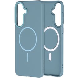 Mobiparts Slim Line Samsung Galaxy A57 MagSafe Hülle Hardcase Backcover - Sage Green