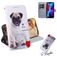 Mobigear Design iPhone 12 Pro Hülle Klapphülle Geldbörse - Hund
