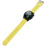 Mobigear Bumpy Silikon Smartwatch Armband Dornschließe - 22-mm-Universalanschluss - Gelb