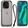 Catalyst Total Protection iPhone 15 Pro Hülle Hardcase Backcover Stoßfest - Grau