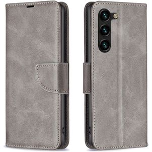 Mobigear Excellent Samsung Galaxy S25 Plus Hülle Klapphülle Geldbörse - Grau