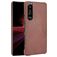 Mobigear Croco Sony Xperia 1 III Hülle Hardcase Backcover - Braun