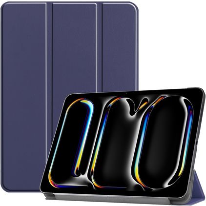Mobigear Tri-Fold iPad Pro 11 Zoll (2025) Hülle Klapphülle - Dunkelblau