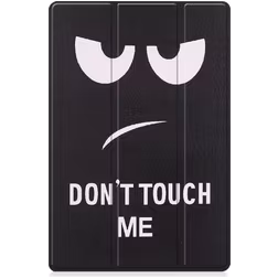 Mobigear Tri-Fold Samsung Galaxy Tab A8 10.5 (2021) Hülle Klapphülle - Do Not Touch