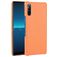 Mobigear Croco Sony Xperia L4 Hülle Hardcase Backcover - Orange
