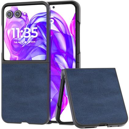 Mobigear Excellent Motorola Razr 50 Ultra Hülle Hardcase Backcover - Blau