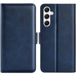 Mobigear Slim Magnet Samsung Galaxy A35 Hülle Klapphülle Geldbörse - Dunkelblau