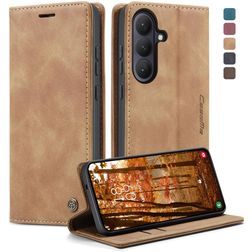 CaseMe 013 Samsung Galaxy S26 Plus Hülle Klapphülle Geldbörse - Braun