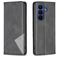 Mobigear Rhombus Slim Samsung Galaxy A27 Hülle Klapphülle - Schwarz