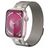 Mobigear Mecha Loop Milanaise Apple Watch Armband Magnetverschluss - 49/46/45/44 mm - Polarstern