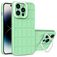Mobigear Cube iPhone 14 Pro Max Hülle Hardcase Backcover mit Ständer - Grün