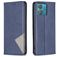 Mobigear Rhombus Slim Motorola Edge 40 Neo Hülle Klapphülle - Blau