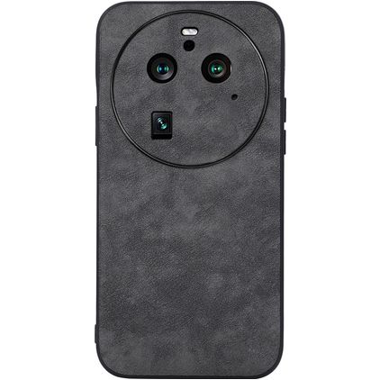 Mobigear Fabric OPPO Find X6 Pro Hülle Hardcase Backcover - Schwarz