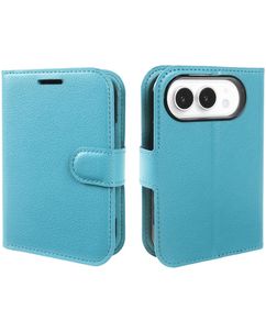 Mobigear Classic iPhone Duo Klapphülle Portemonnaie - Blau