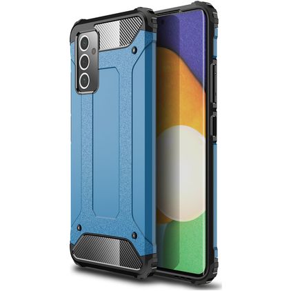 Mobigear Outdoor Samsung Galaxy A82 5G Hülle Hardcase Backcover Stoßfest - Blau