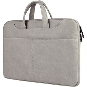 Mobigear Sand Laptop Aktentasche 15 - 16 Zoll Laptoptasche + Handgriff - Grau