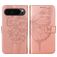 Mobigear Butterfly Google Pixel 9 Pro Hülle Klapphülle Geldbörse - Roségold
