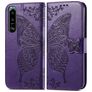 Mobigear Butterfly Sony Xperia 5 IV Hülle Klapphülle Geldbörse - Lila