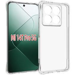 Mobigear Basics Durchsichtig Xiaomi 14T Pro Hülle Flexibles TPU Backcover - Transparent