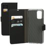 Mobiparts Saffiano Wallet Samsung Galaxy S20 Plus Hülle Klapphülle Geldbörse - Schwarz