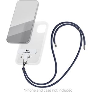 My Style Lanyard Universal-Handykette einstellbar - Blau