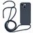 Mobigear Lanyard iPhone 14 Plus Silikon Handykette - Dunkelblau
