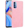 Mobigear Croco OPPO Reno 4 Hülle Hardcase Backcover - Pink