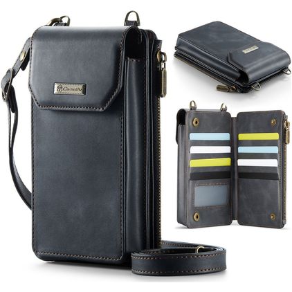 CaseMe ME40 Crossbody Handytasche - Large - Schwarz