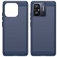 Mobigear Brushed Slim Xiaomi Redmi 12C Hülle Flexibles TPU Backcover - Blau