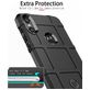 Mobigear Rugged Shield Motorola One Power Hülle Flexibles TPU Backcover Stoßfest - Grün