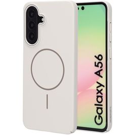 Mobiparts Slim Line Samsung Galaxy A56 MagSafe Hülle Hardcase Backcover - Off White