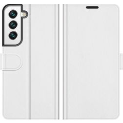 Mobigear Wallet Samsung Galaxy S22 Hülle Klapphülle Geldbörse - Weiß