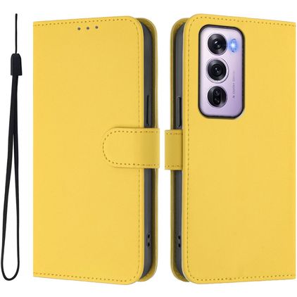 Mobigear Urban Wallet OPPO Reno 12 Pro Hülle Klapphülle Geldbörse - Gelb