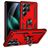 Mobigear Armor ring Samsung Galaxy S25 Ultra Hülle Hardcase Backcover Stoßfest mit Ringhalter - Rot