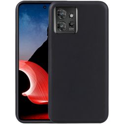 Mobigear Colors Motorola ThinkPhone Hülle Flexibles TPU Backcover - Schwarz