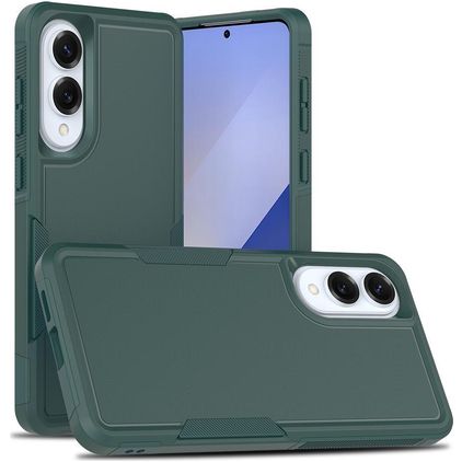 Mobigear Heavy Armor Samsung Galaxy S25 Edge Hülle Hardcase Backcover Stoßfest - Grün