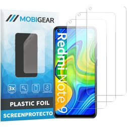 Mobigear Xiaomi Redmi Note 9 Displayschutz Schutzfolie - Hüllenfreundlich (3er Pack)