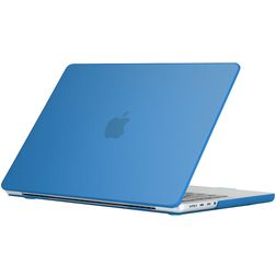 Mobigear Glossy MacBook Pro 16 Zoll (2021-2024) Hardcase Hülle MacBook Case - Dunkelblau - Model A2485 / A2780 / A2991 / A3186