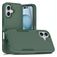 Mobigear Heavy Armor iPhone 16 Hülle Hardcase Backcover Stoßfest - Grün