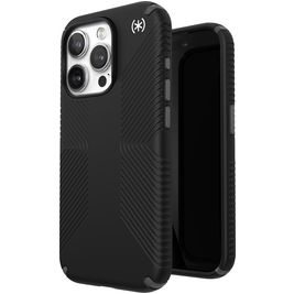 Speck Presidio2 Grip iPhone 15 Pro Hülle Hardcase Backcover Stoßfest - Schwarz