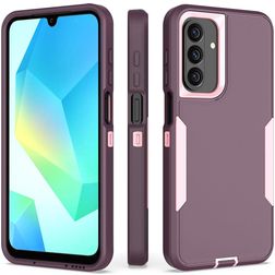 Mobigear Rugged Samsung Galaxy A16 Hülle Hardcase Backcover Stoßfest - Pink / Lila