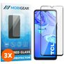 Mobigear Premium TCL 305 Panzerglas Gehärtetes Glas Displayschutz - Hüllenfreundlich - Schwarz (3er Pack)