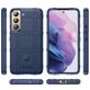 Mobigear Rugged Shield Samsung Galaxy S23 Ultra Hülle Flexibles TPU Backcover Stoßfest - Blau