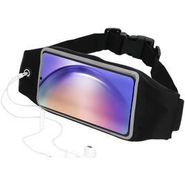 Mobiparts Comfort Fit Belt Handyhalterung Joggen Samsung Galaxy A54 Sporthülle Neopren Gürtel - Schwarz