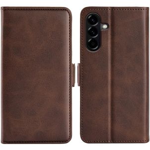 Mobigear Slim Magnet Samsung Galaxy A57 Hülle Klapphülle Geldbörse - Braun