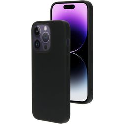 Mobiparts iPhone 14 Pro Silikon Hülle Backcover - Schwarz