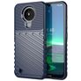Mobigear Groove Nokia 1.4 Hülle Flexibles TPU Backcover - Blau