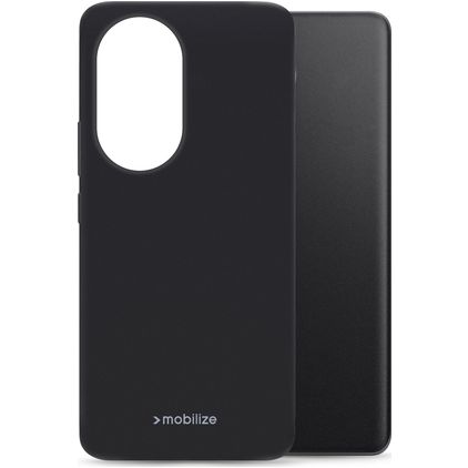 Mobilize Rubber Gelly HONOR 200 Pro TPU (flexibel) Backcover - Schwarz