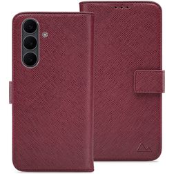 My Style Flex Wallet Samsung Galaxy S25 FE Hülle Klapphülle Geldbörse - Bordeaux